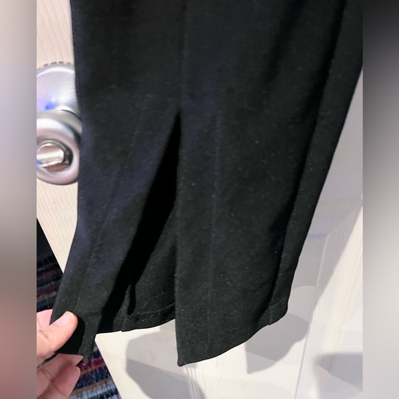 Zara Black Slit Hem Leggings Size XS - Picture 4 of 6